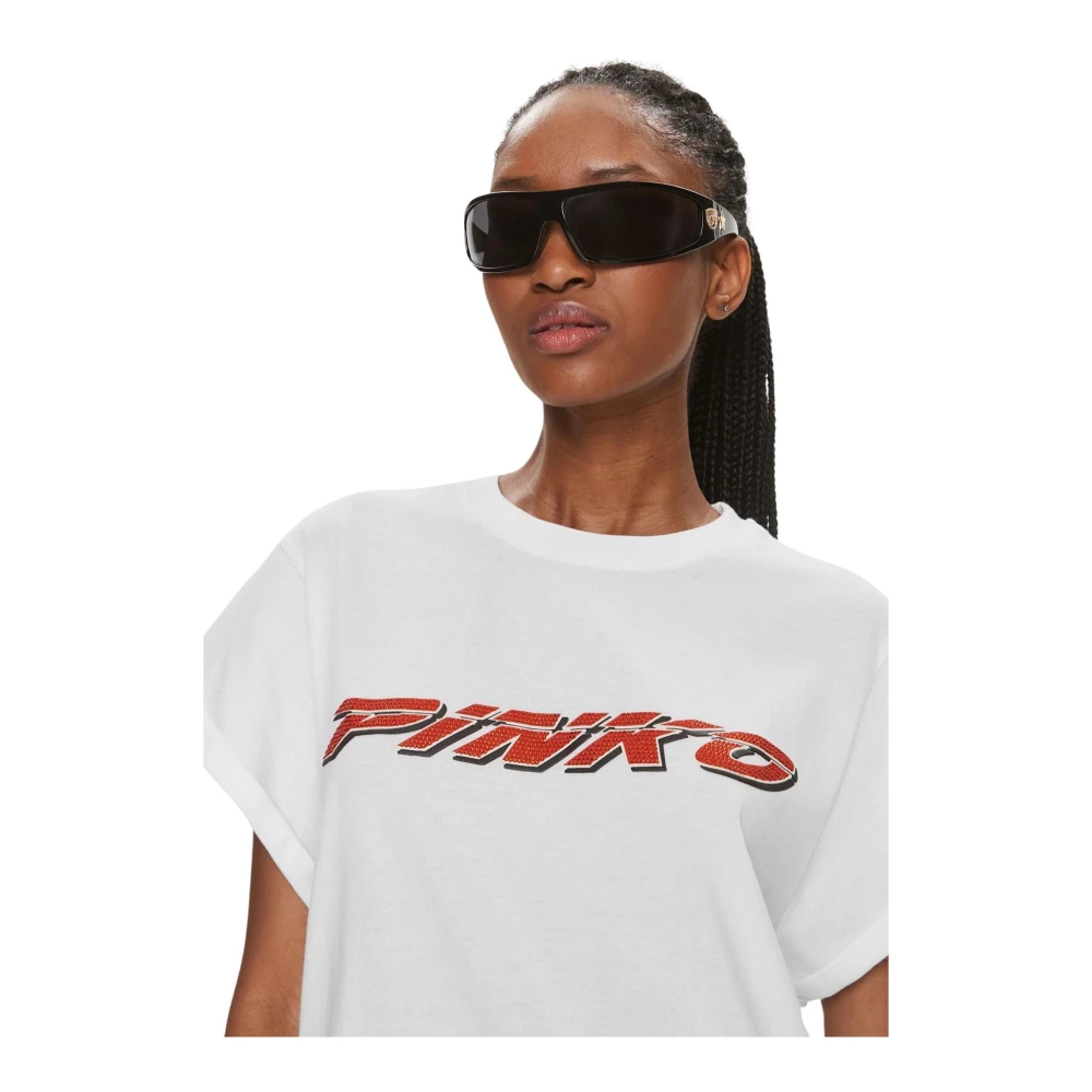 pinko Polo Shirt Collectie White Dames