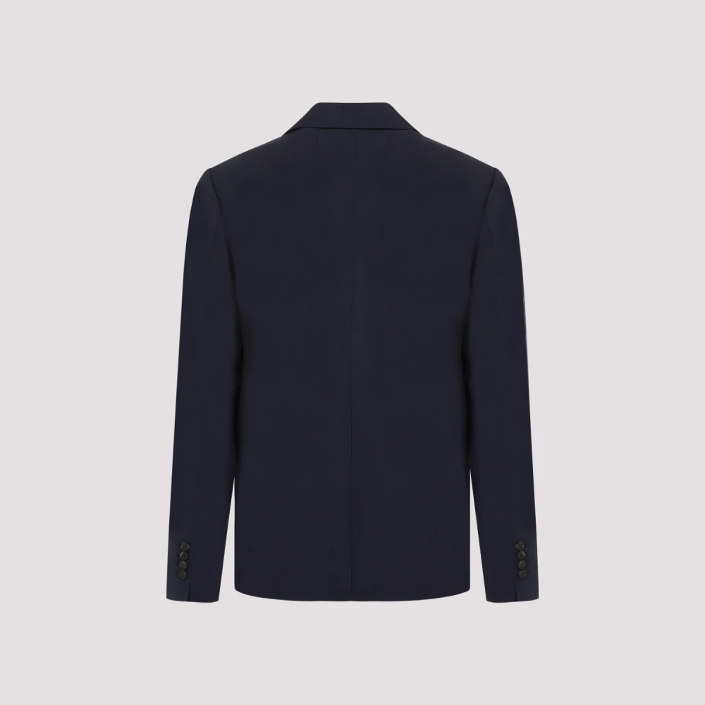 Jacquemus Donkerblauwe Cabri Jas Blue Heren