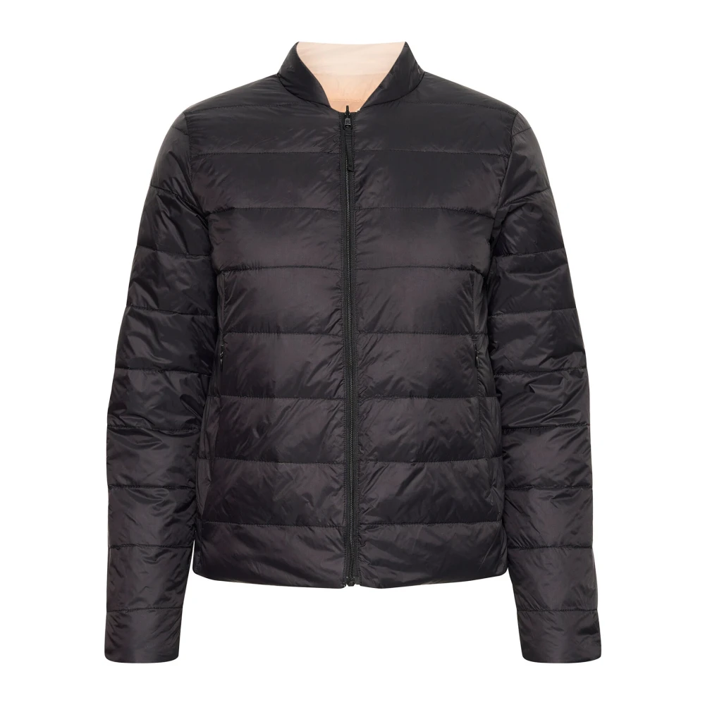 InWear Omkeerbare Jas Zwart Gewatteerde Stijl Black Dames