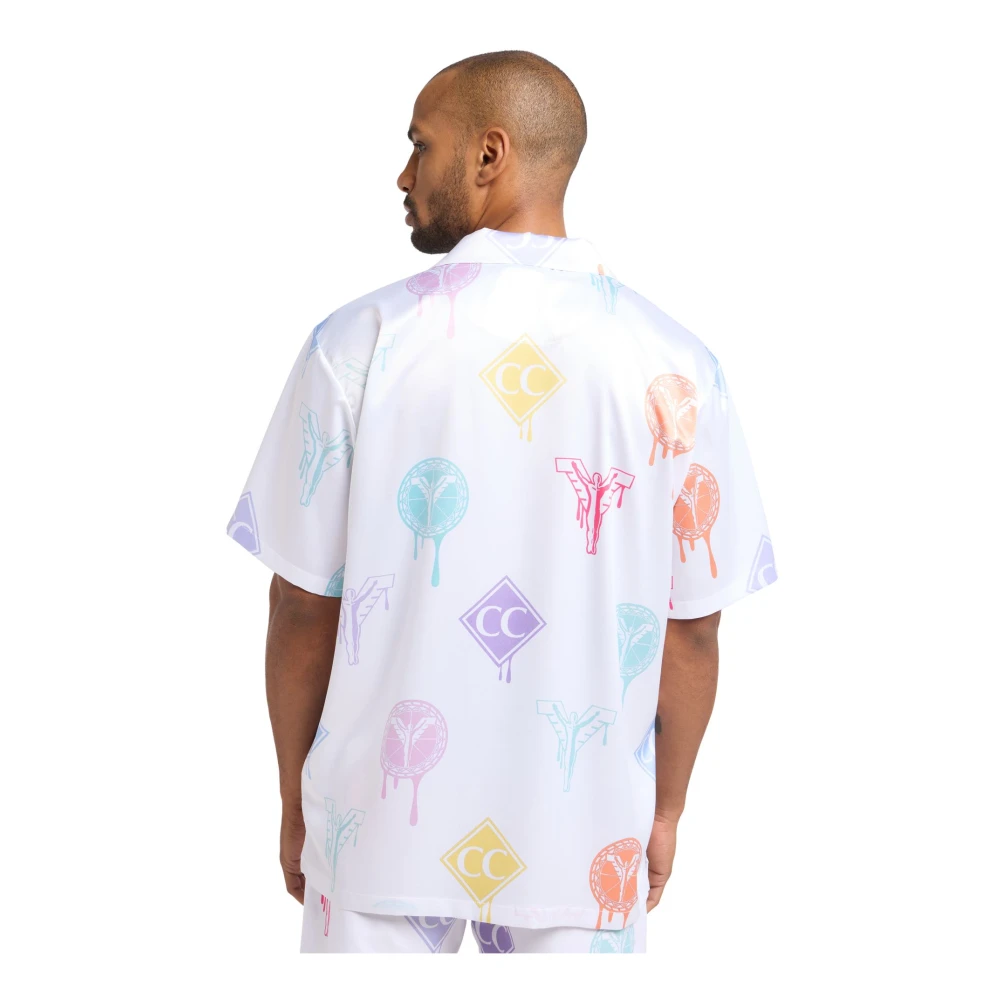 carlo colucci Allover Print Logo Shirt Multicolor Heren