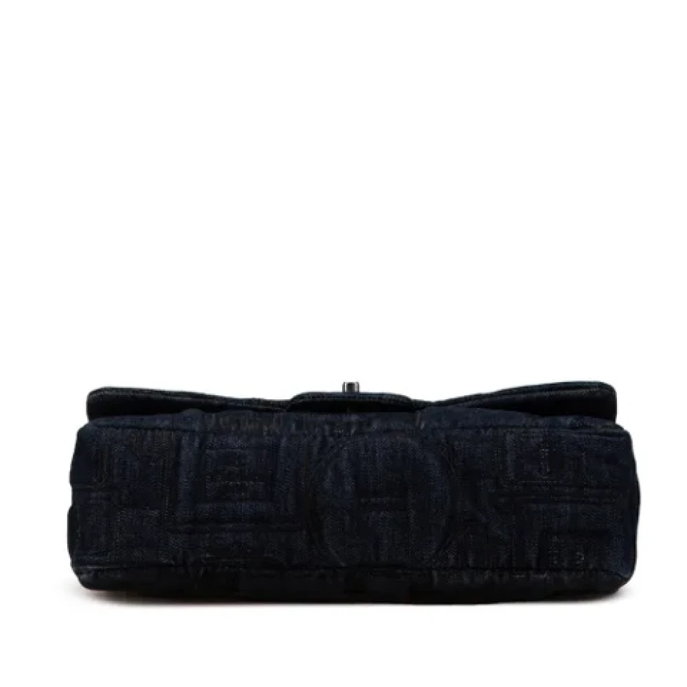 Chanel Vintage Pre-owned Denim chanel-bags Blue Dames