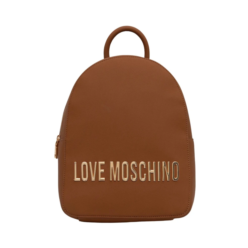 Love Moschino Vrouw Bruin Tassen Dames, One Size, Small Backpack