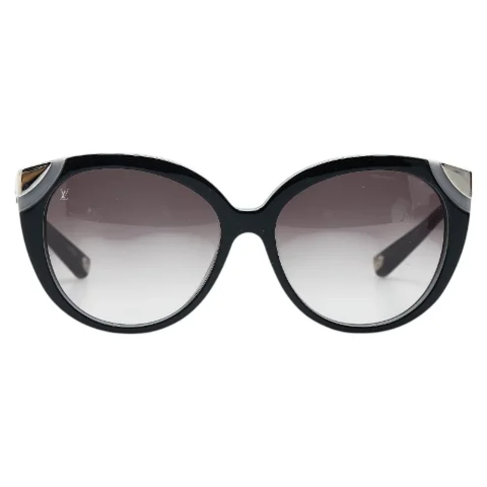 Louis Vuitton Vintage Pre-owned Plastic sunglasses Black Dames