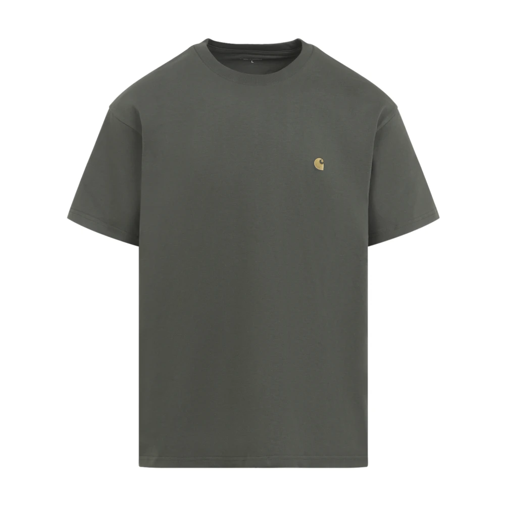 Carhartt Wip Men's Green S/S Chase T-Shirt - T-Shirts - S - Tops