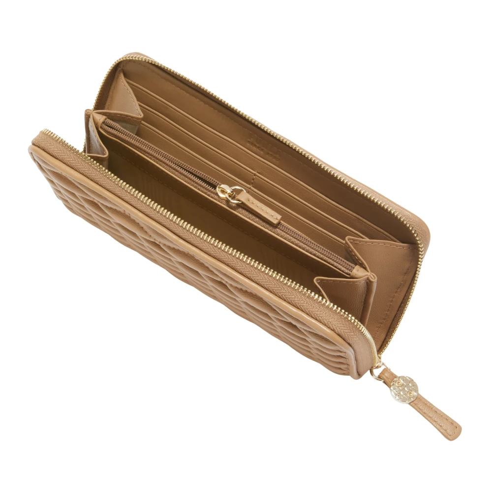 Furla Mionido Zip Around Xl Brown Dames