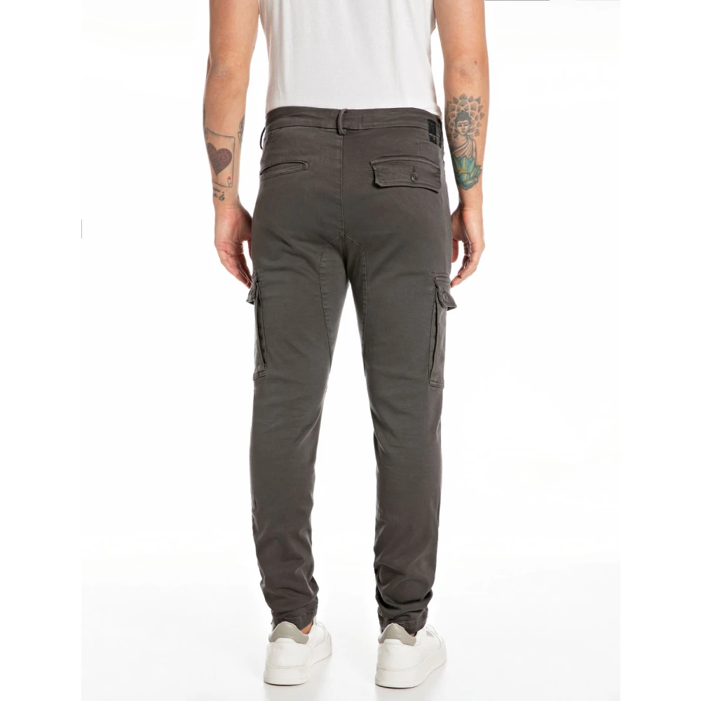 Replay Donkergrijze Jeans Gray Heren