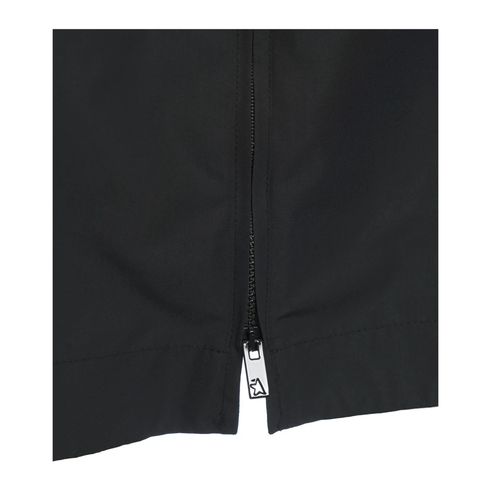 Golden Goose Black Tech NYL Circle Midi Rok Black Dames
