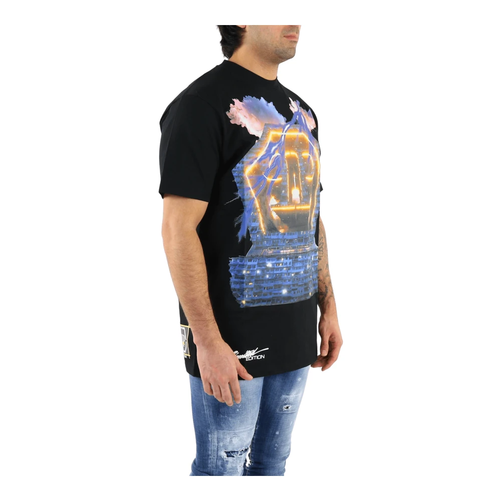 Philipp Plein Heren T-shirt Round Neck Black Heren