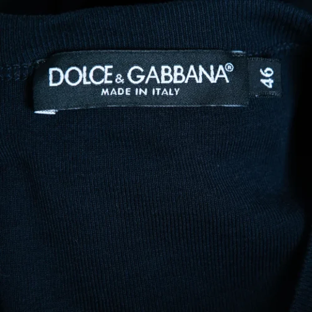 Dolce & Gabbana Pre-owned Cotton tops Blue Dames