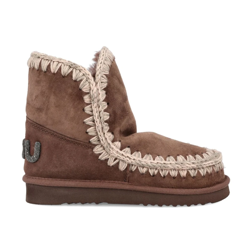 Mou Donna Marrone - Eskimo 18 Glitter Logo - Shoes - 37 Eu