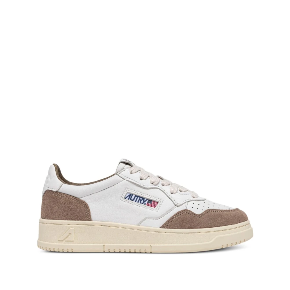 Autry Men's White Medalist Low - Sneakers - 10 Uk - Shoes