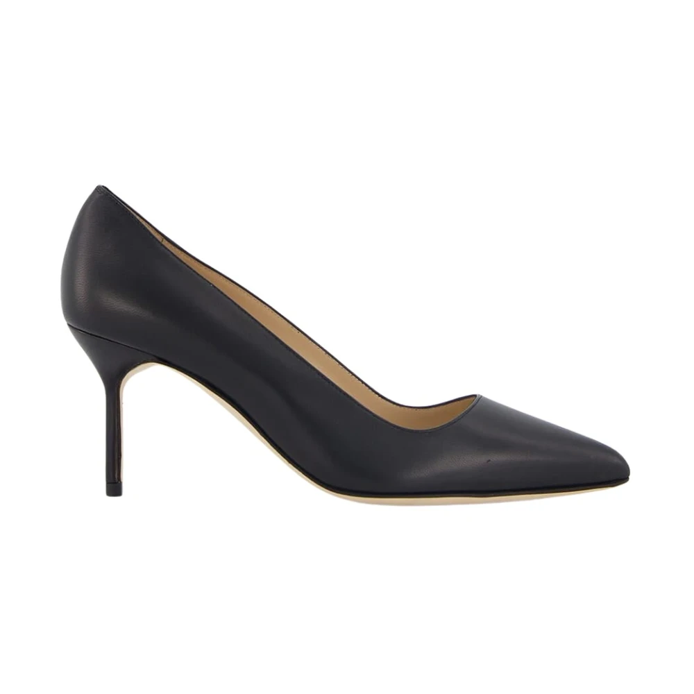 olo Blahnik Klassieke zwarte leren pumps
