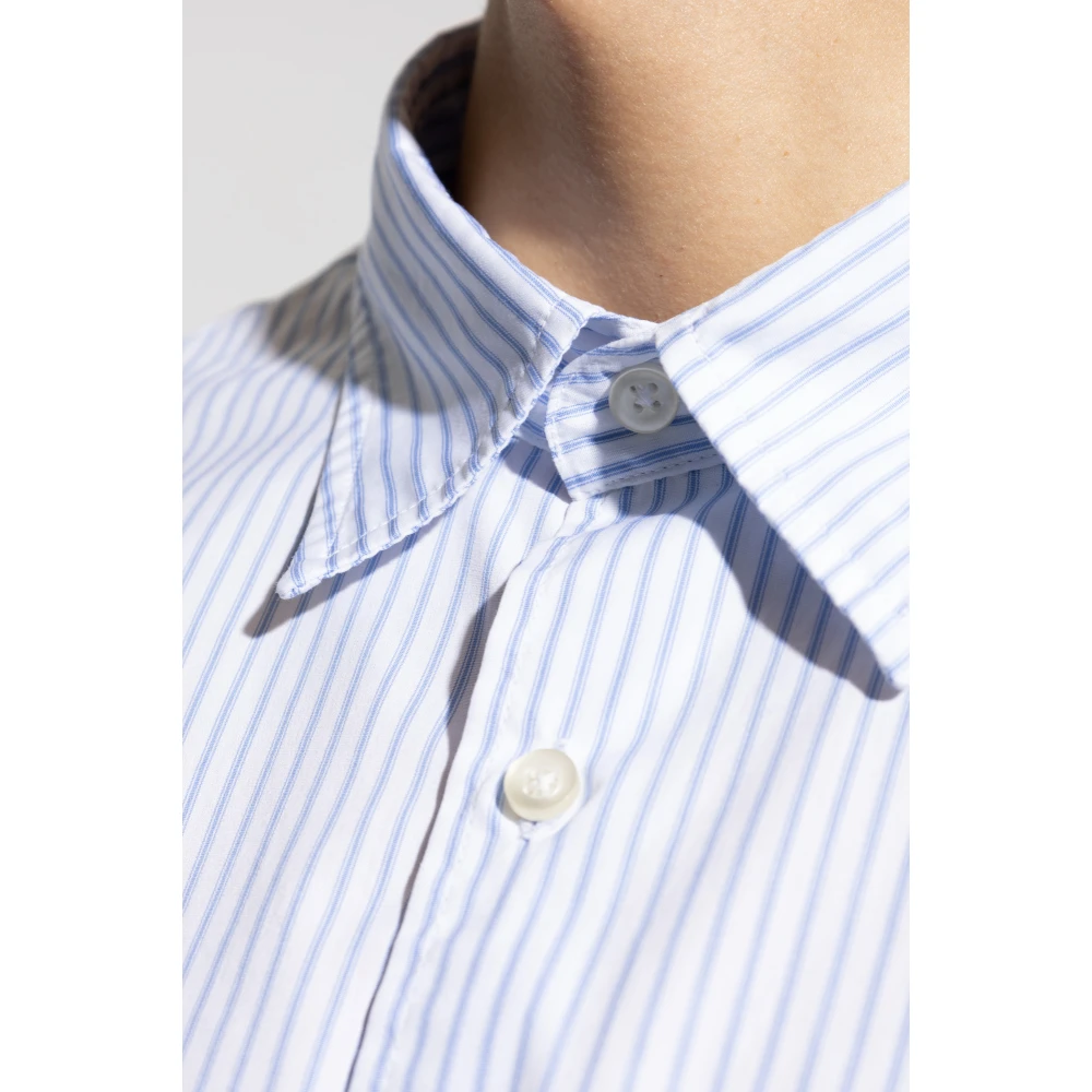 Officine Générale Overhemd met gestreept patroon White Heren