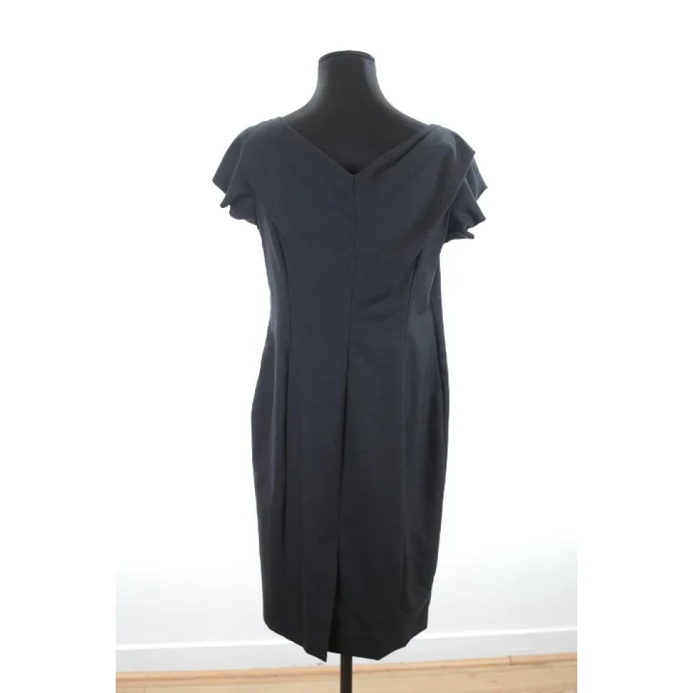 Moschino Pre-Owned Pre-owned Wool dresses Black Dames