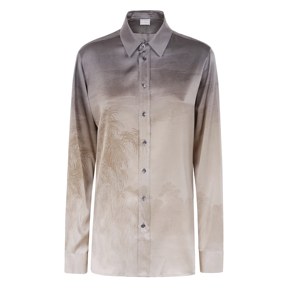 Pierre-Louis Mascia Stijlvolle longsleeve shirt Brown Dames