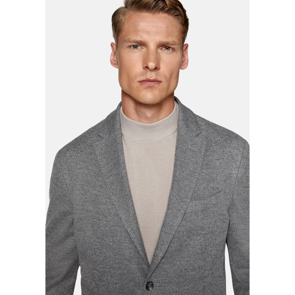 Boggi Milano B Jersey Jas Gray Heren