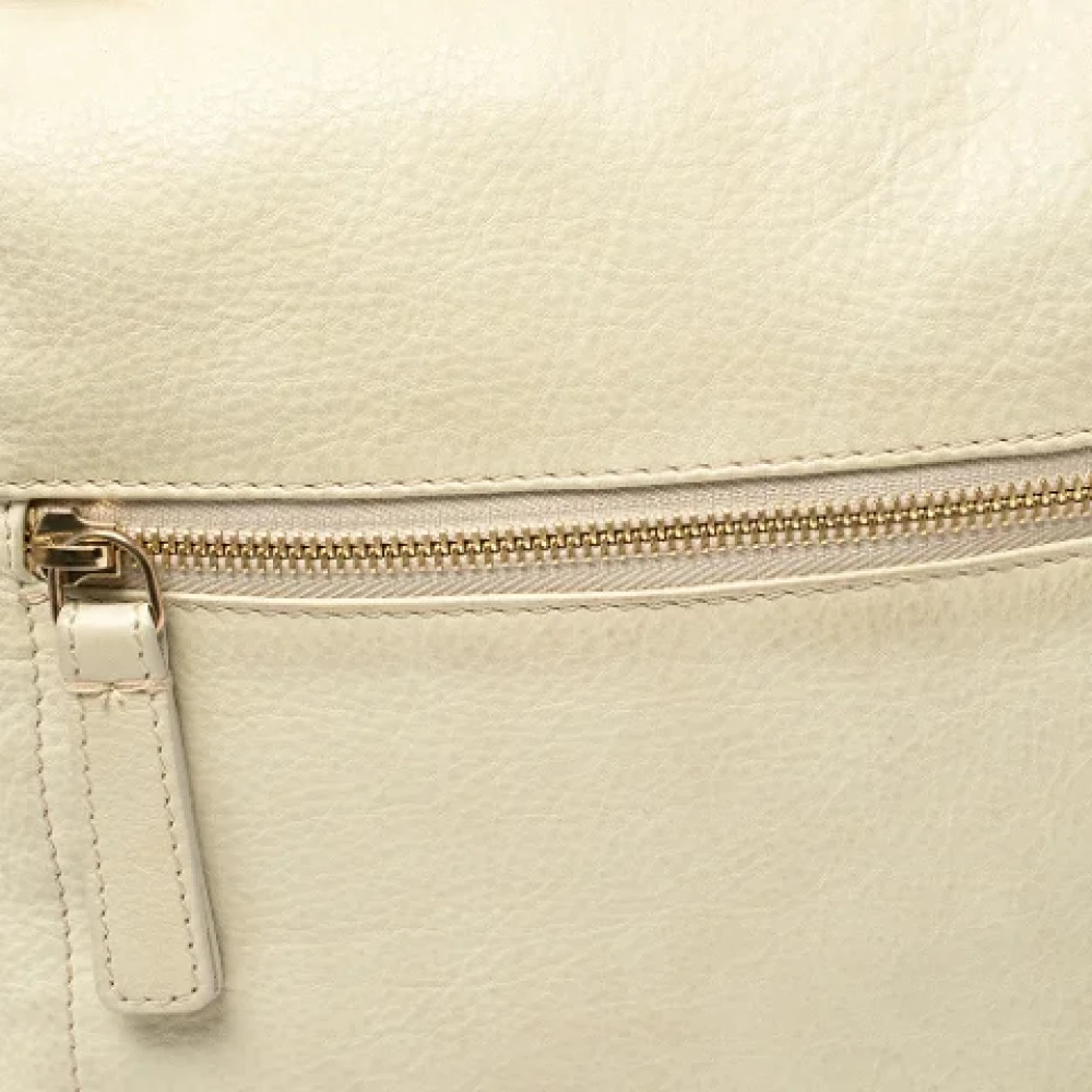 Armani Pre-owned Leather totes Green Unisex