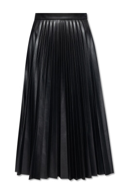 pleated-faux-leather-midi-skirt