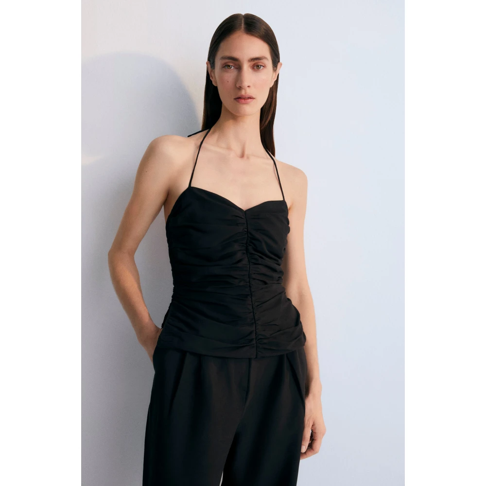 The New Society Eros Woman Top Caviar Black Dames