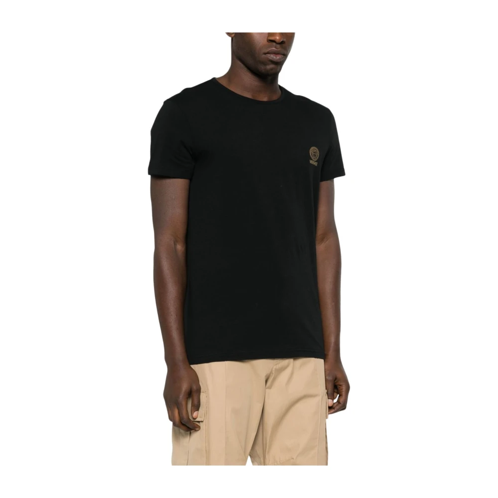 Versace - Tops > T-Shirts - Black - Versace - Modalova