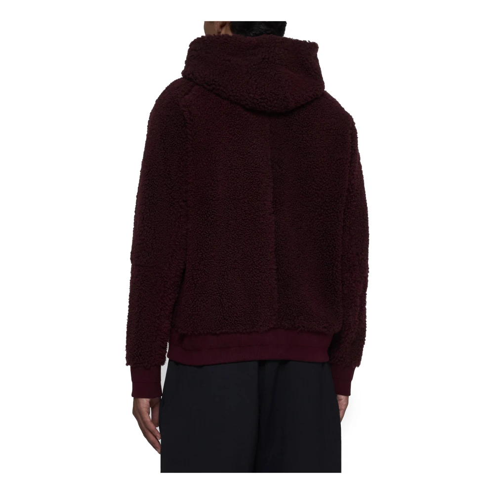 Salvatore Santoro Omkeerbare Raglan Bordeaux Jas Red Heren