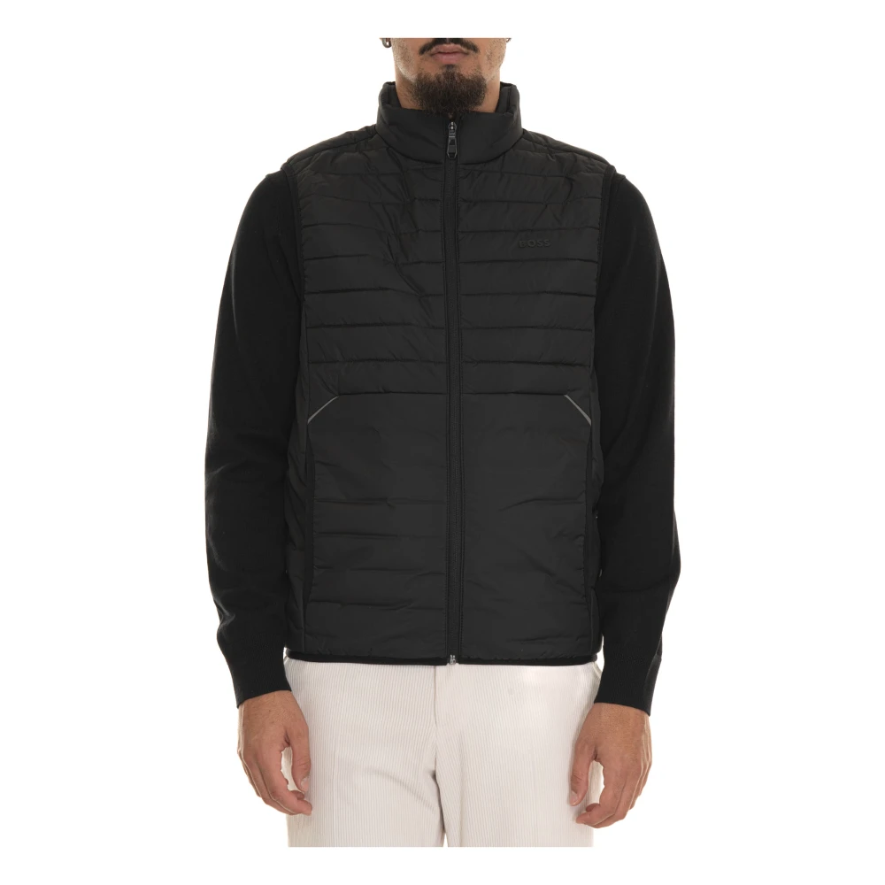 Boss Winter Pufferjas voor Mannen Black Heren