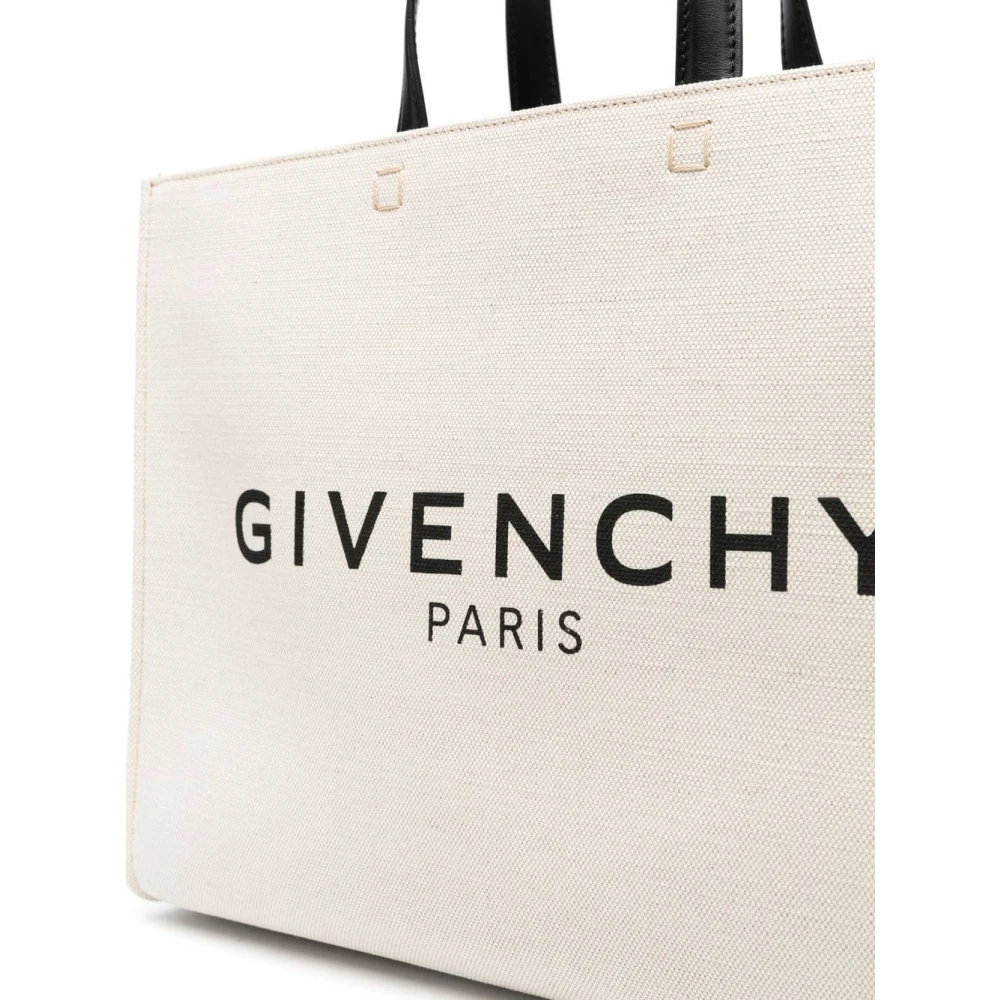 Givenchy Logo Shopper Tote Beige Tas Beige Dames