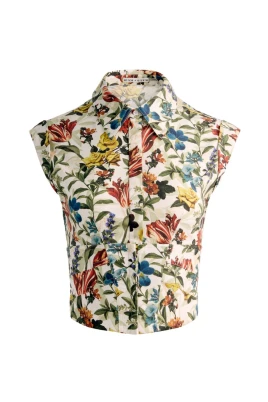 Panelled Corset Top