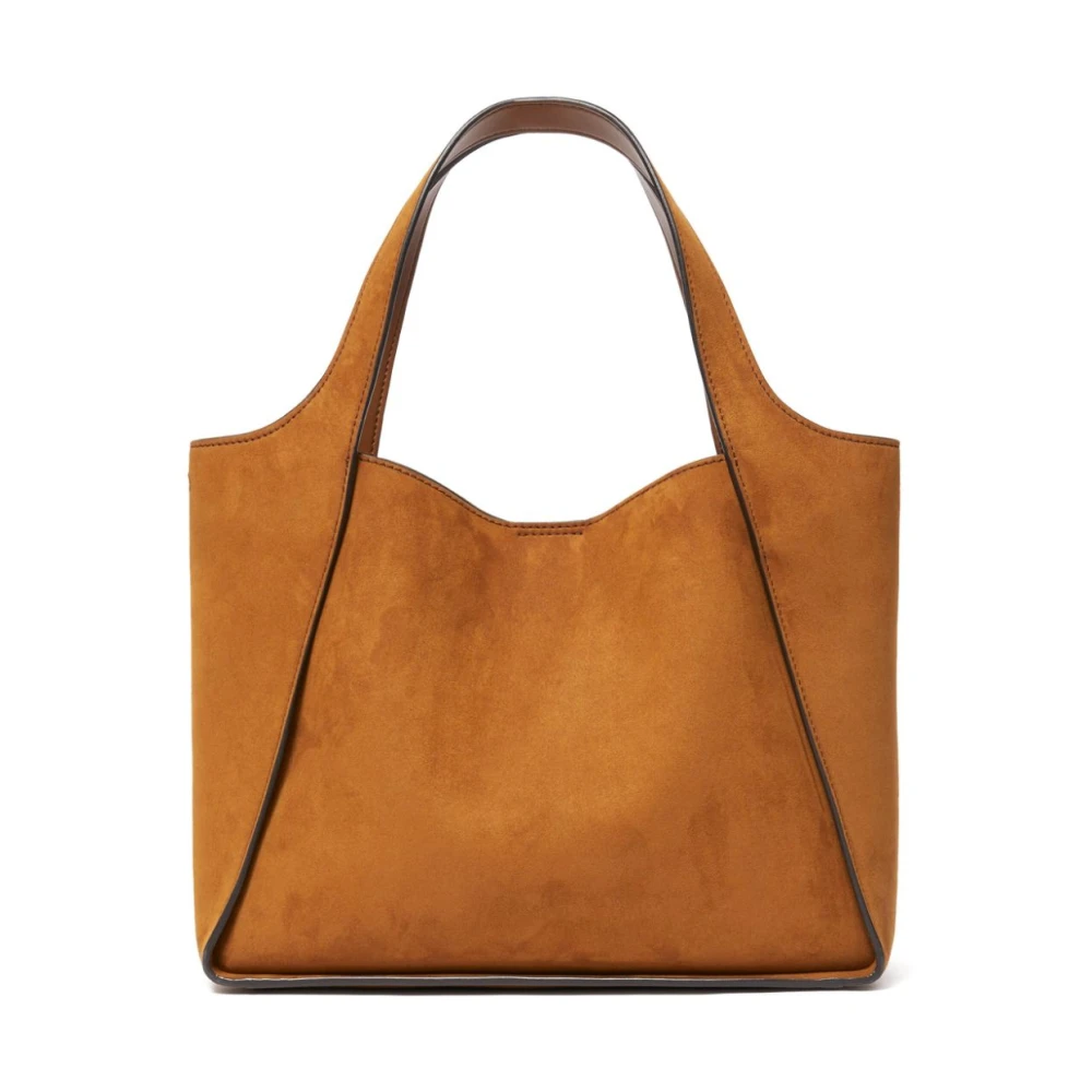 Stella Mccartney Bruine imitatie suède tas met studs Brown Dames
