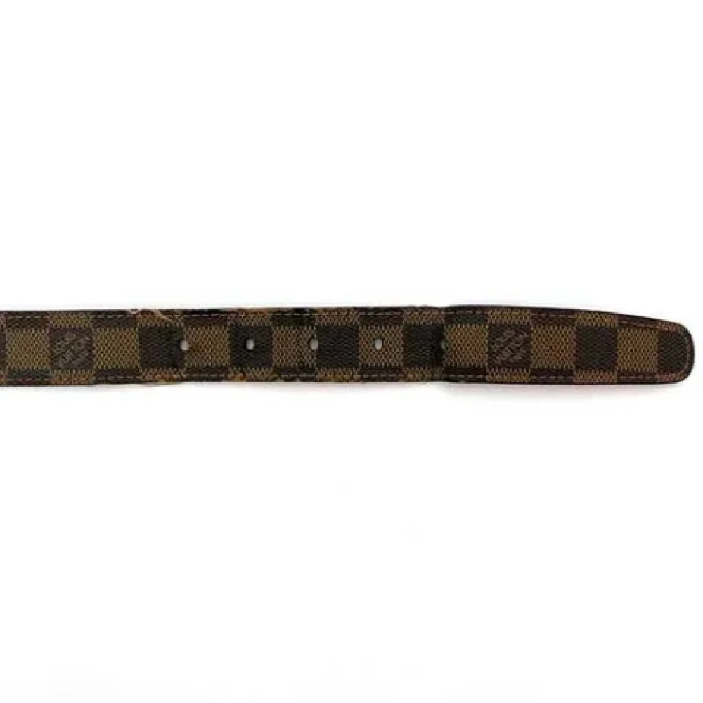 Louis Vuitton Vintage Pre-owned Canvas belts Brown Dames