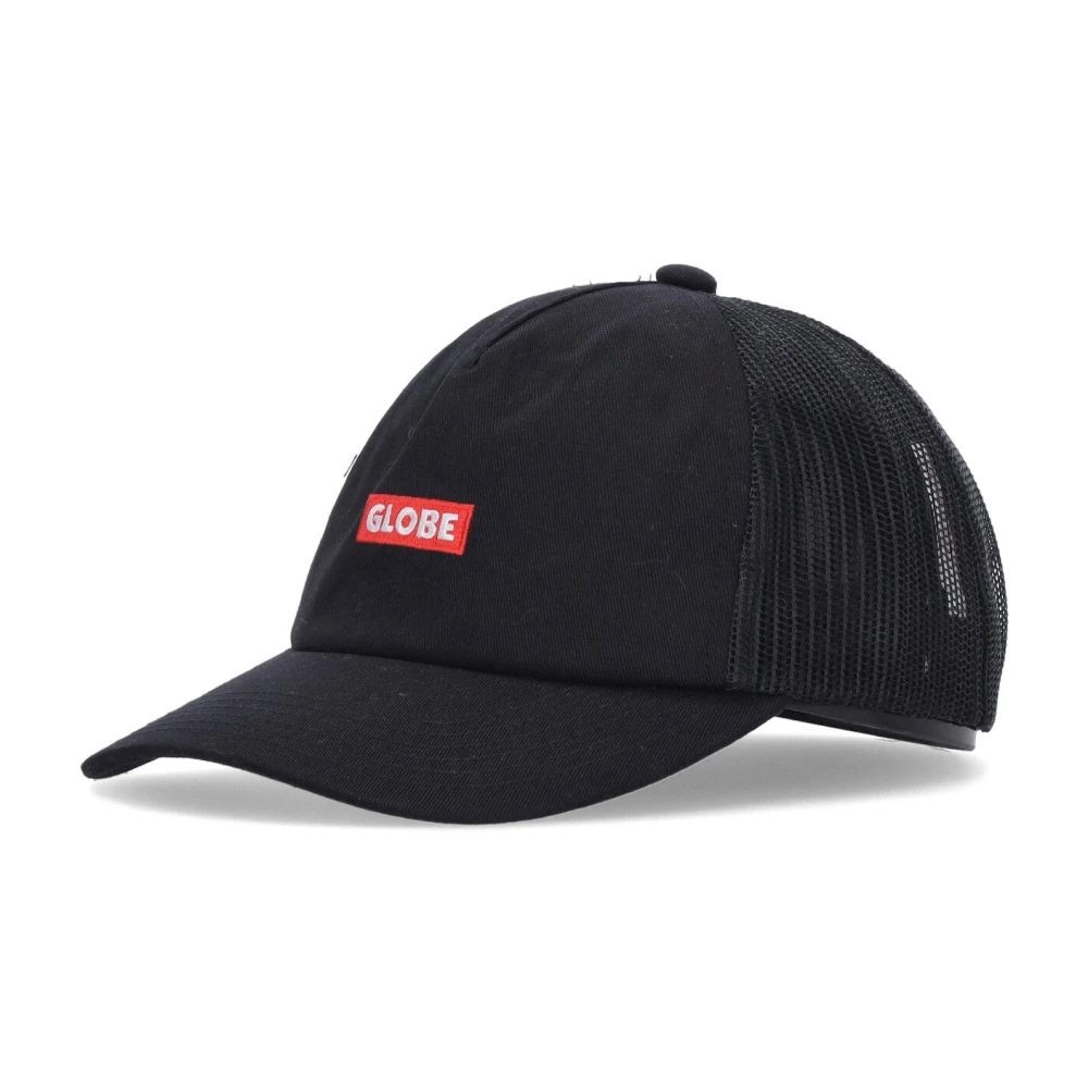 Globe Black Hats & Caps, Unisex, One Size, Trucker Cap With Curved Visor