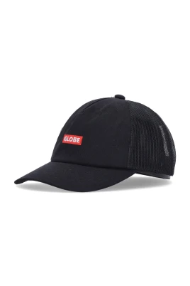 Svart Trucker Cap med böjd skärm