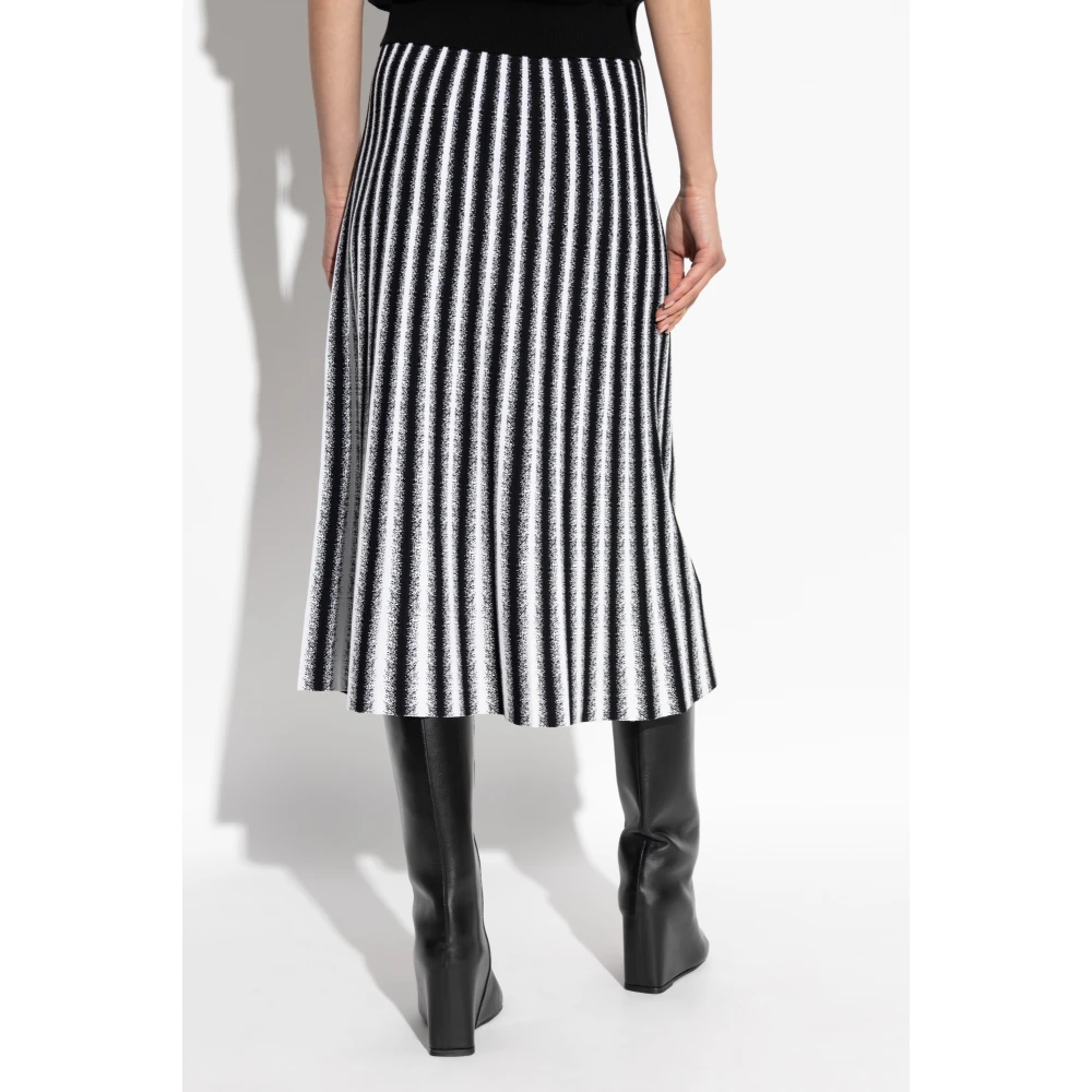 Diane Von Furstenberg Rok met gestreept patroon Black Dames