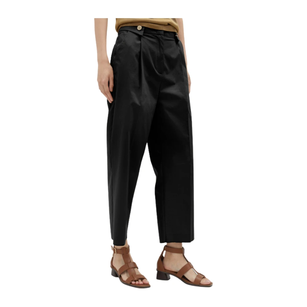 Lola Casademunt Op maat gemaakte stoffen broek zwart Black Dames