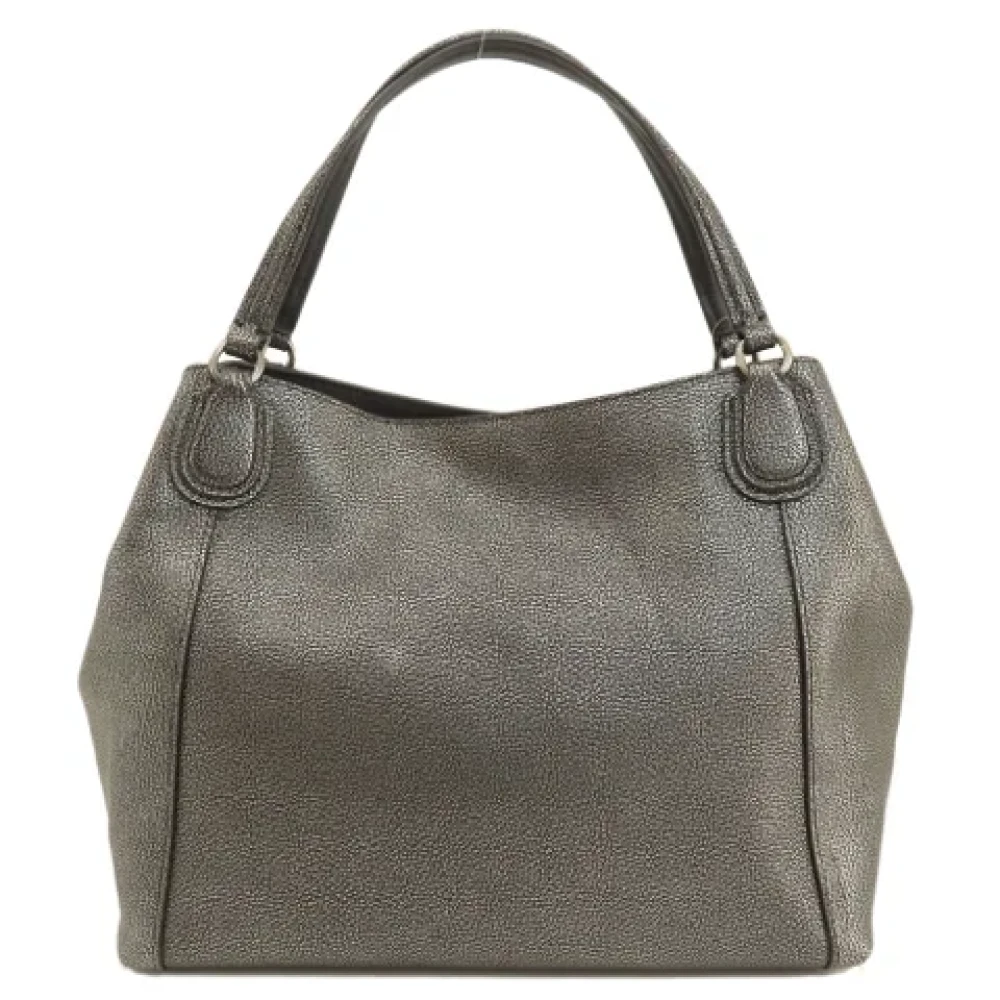 Coach Pre-owned Leather handbags Gray Dames
