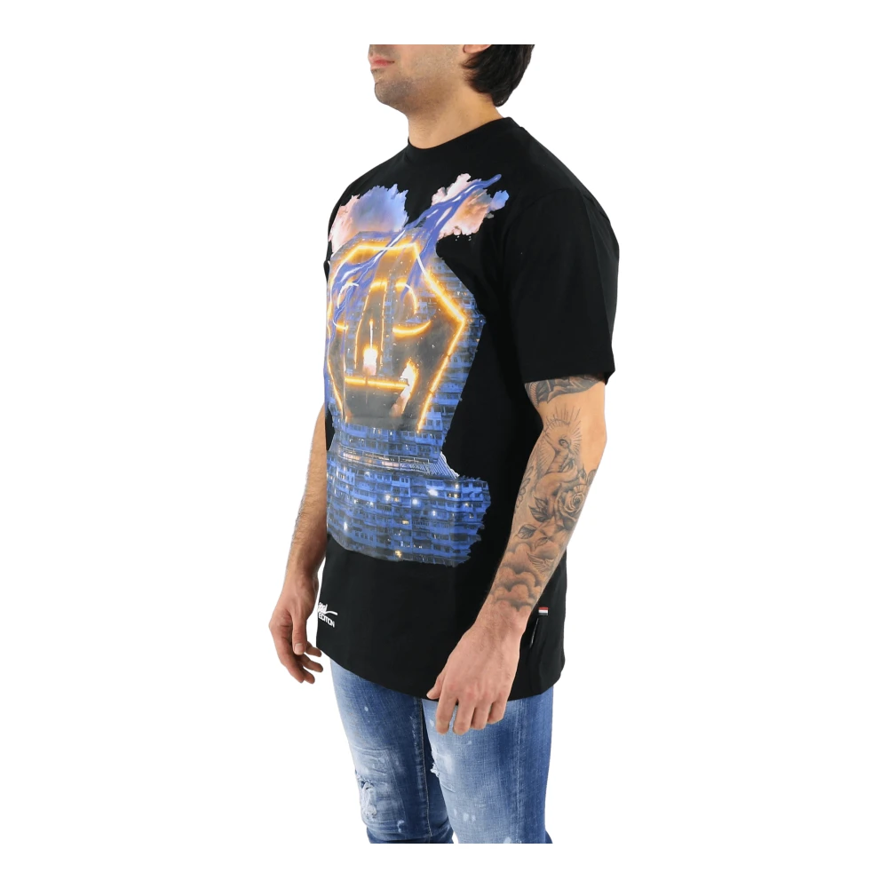 Philipp Plein Heren T-shirt Round Neck Black Heren