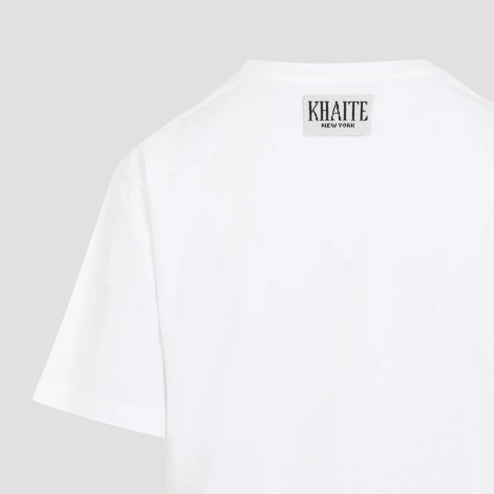 Khaite Wit Kortemouw T-shirt White Dames