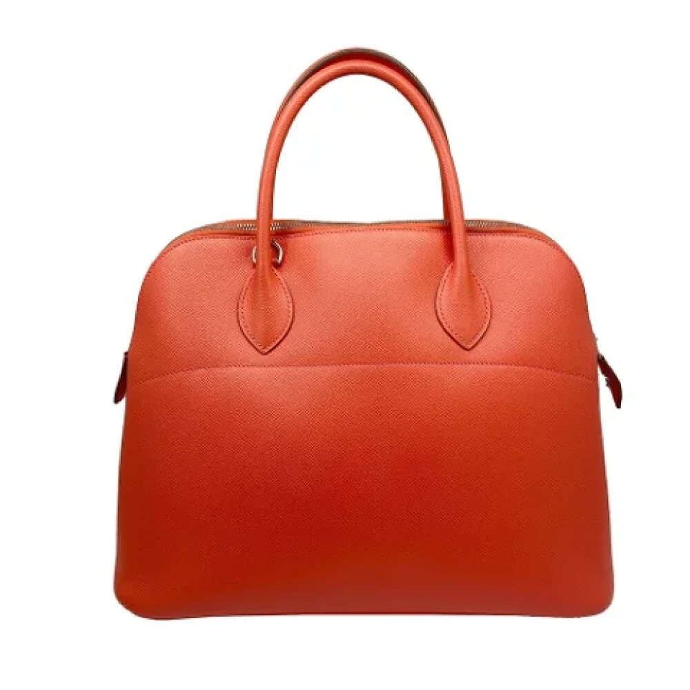 Hermès Vintage Pre-owned Fabric handbags Orange Dames
