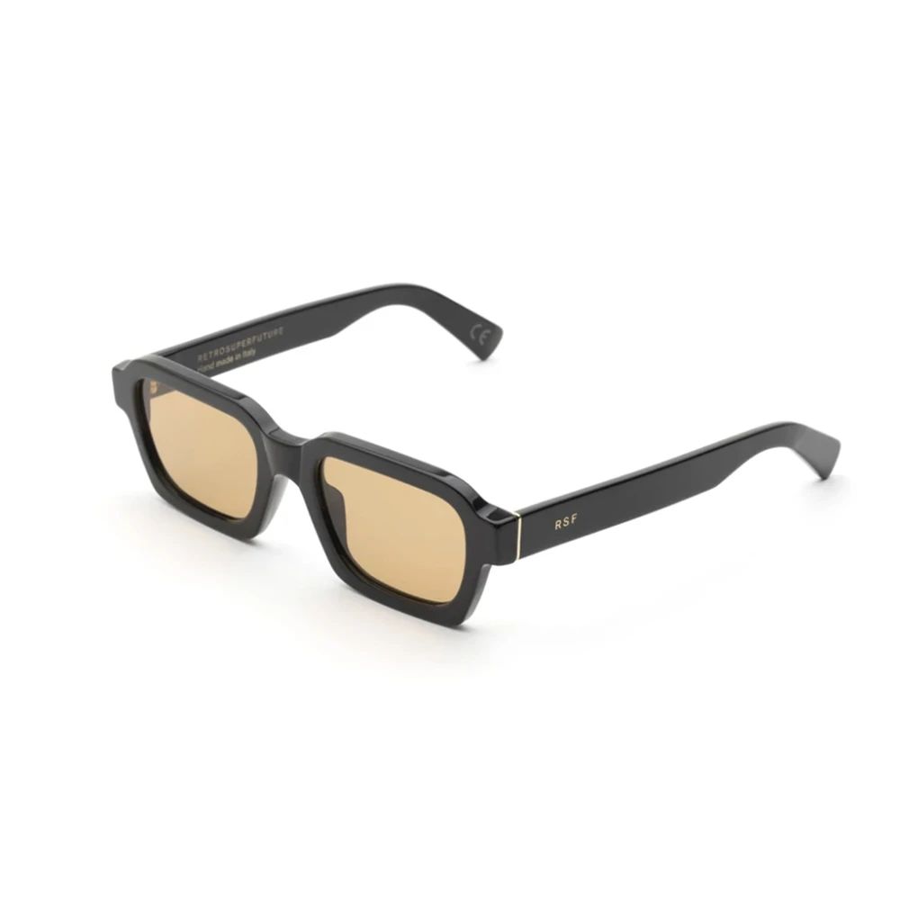 Retrosuperfuture Unisex Black/Brown 4Kj Caro Refined Sunglasses Acetate Squared Normal - Image 3