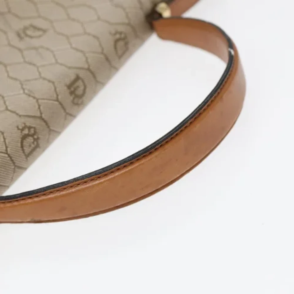 Dior Vintage Pre-owned Canvas dior-bags Beige Dames