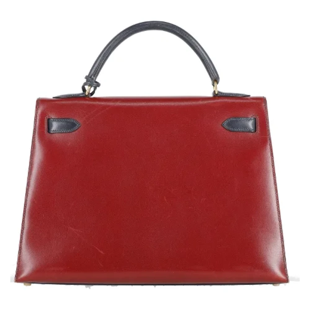 Hermès Vintage Pre-owned Leather handbags Black Dames