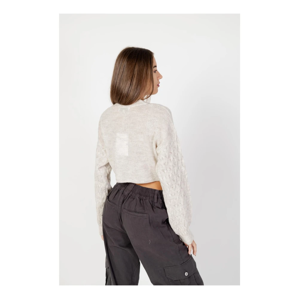Only Dames Beige Gebreide Kleding Beige Dames