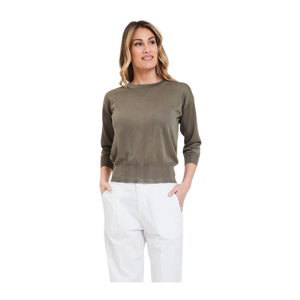 Alpha Studio Giro Shirt Green Dames