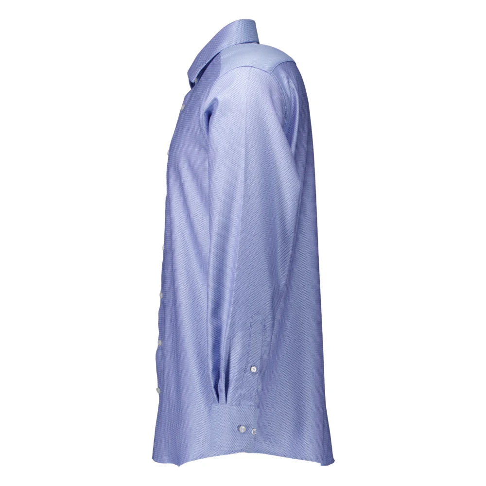 Eterna Blauw Overhemd Lange Mouw 1188 Blue Heren