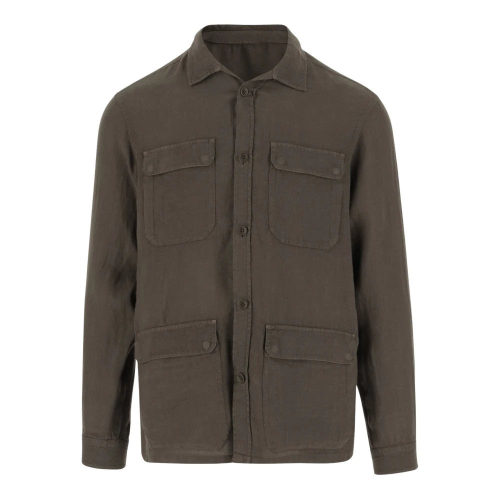 Herno Men's Brown Light Jackets, S, Field Jacket