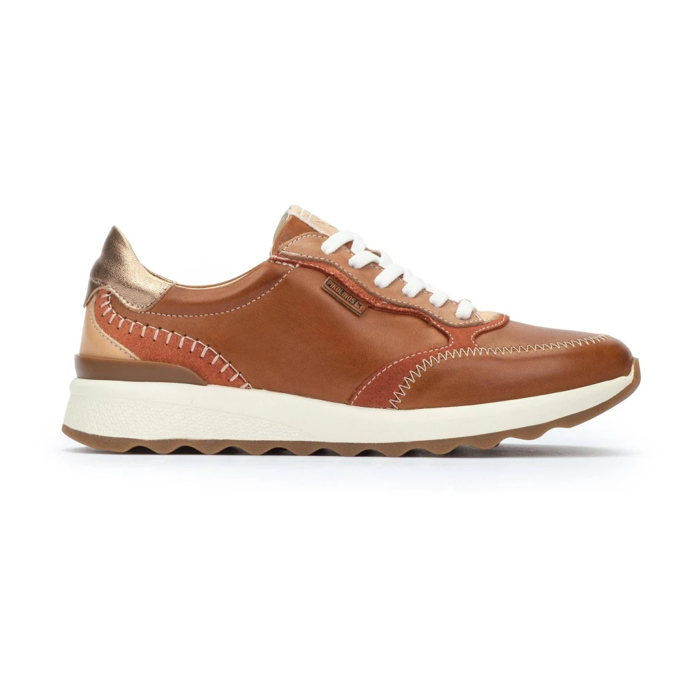 Pikolinos Arrecife Vetersneaker Dames Schoenen Bruin