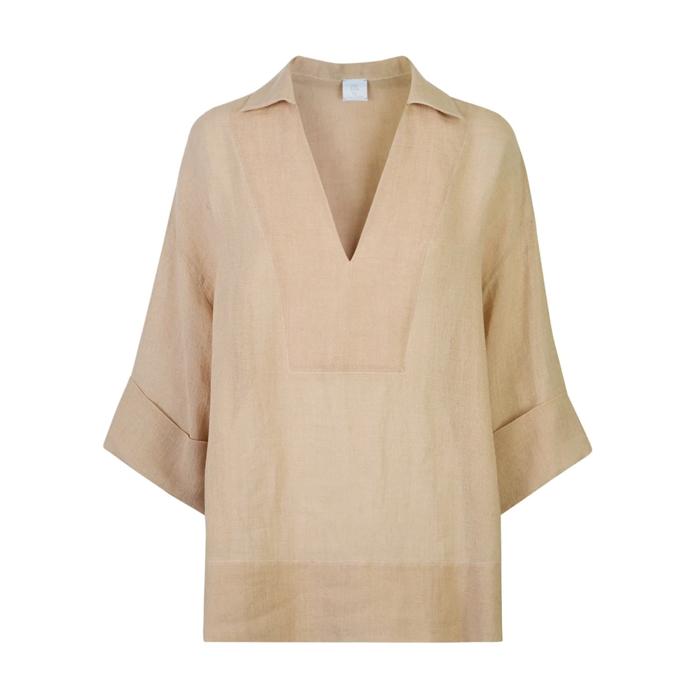 Eleventy Damen Beige Blusen & Hemden, Xsgröße: