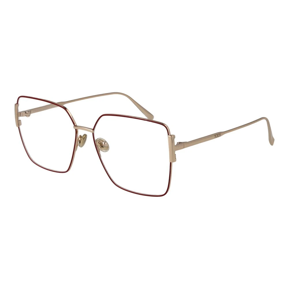 Tod's Women's Red Glasses, One Size, Metal Glasses Frame