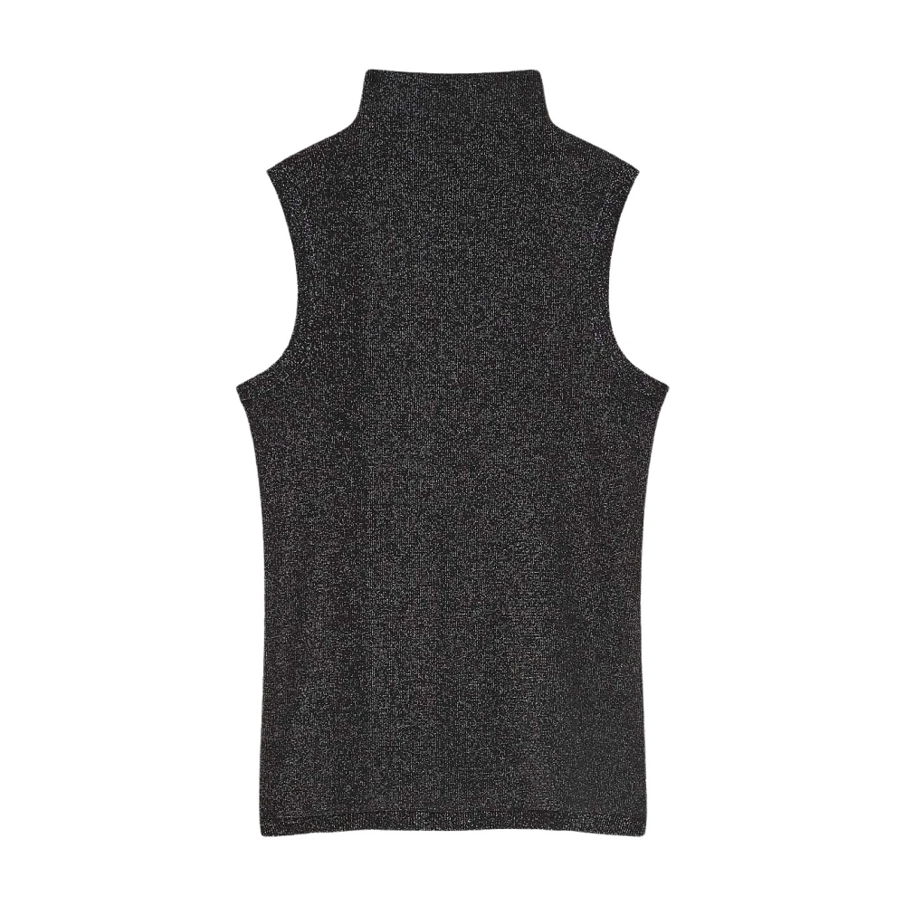 PATRIZIA PEPE Mouwloze Essential Top Stijl 8K0217K128 Black Dames