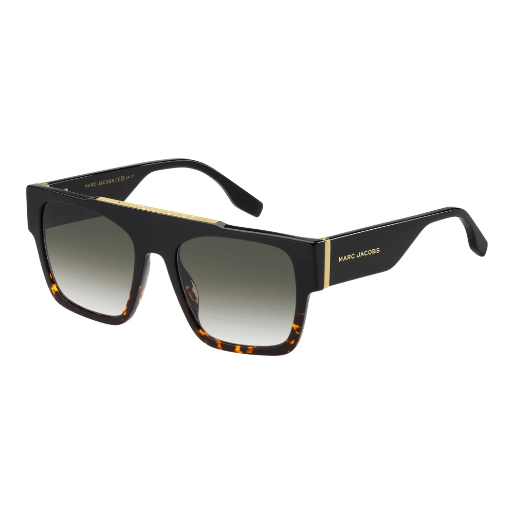 Marc Jacobs Men's Black/Green Havana/ Shaded Sunglasses